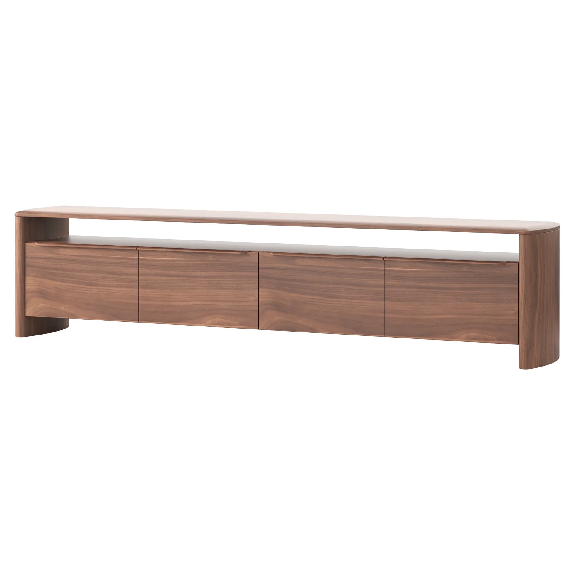 Otto Entertainment Unit 240cm - Walnut Natural