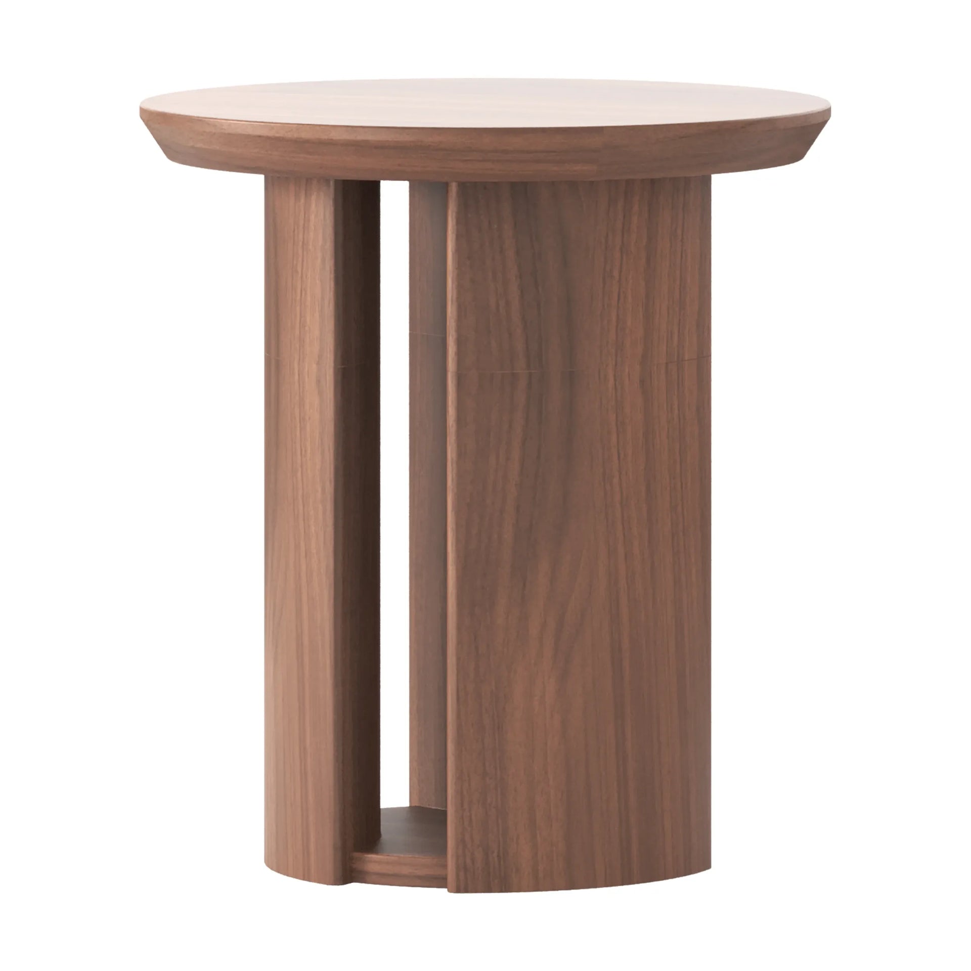 Otto Side Table 50cm - Walnut Natural
