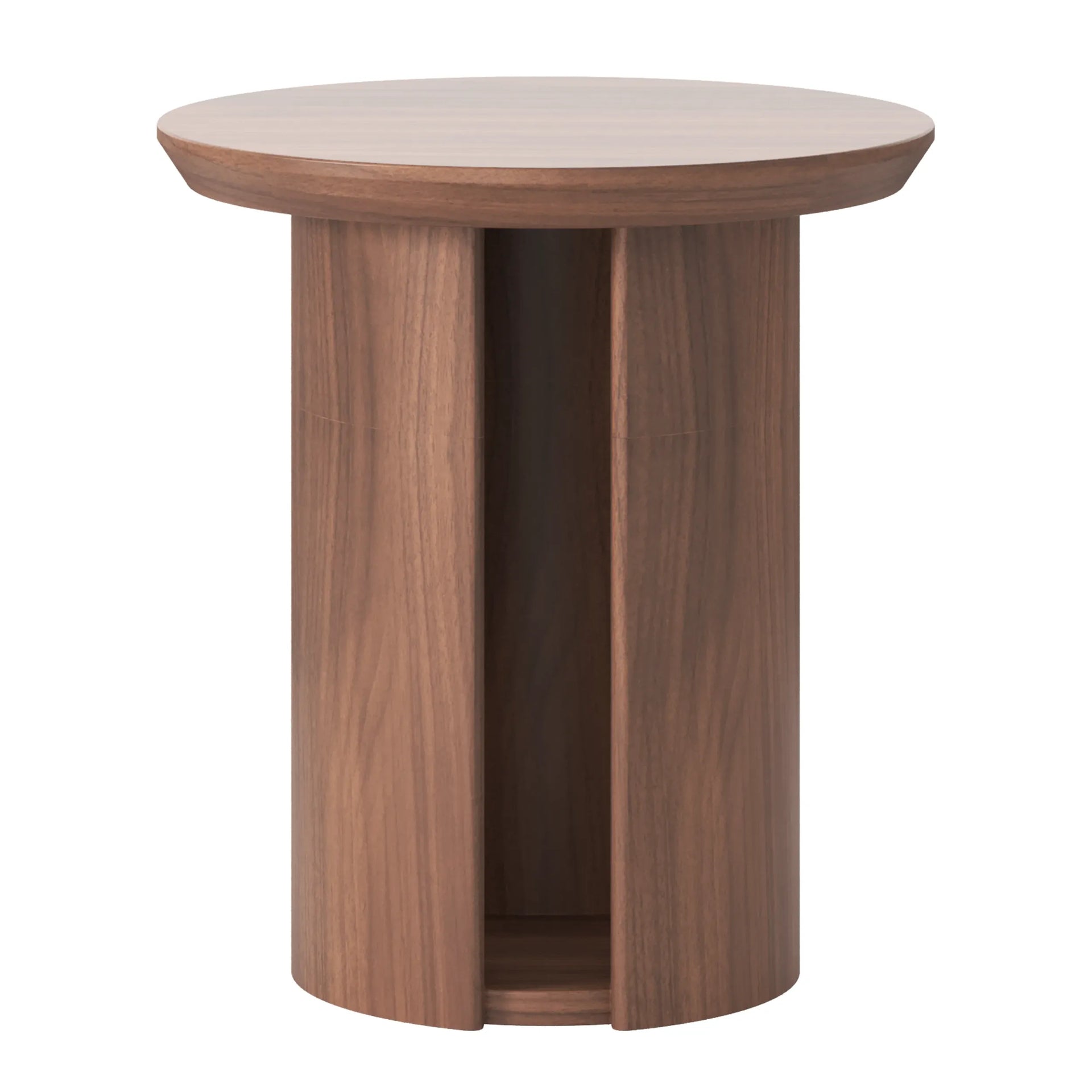 Otto Side Table 50cm - Walnut Natural