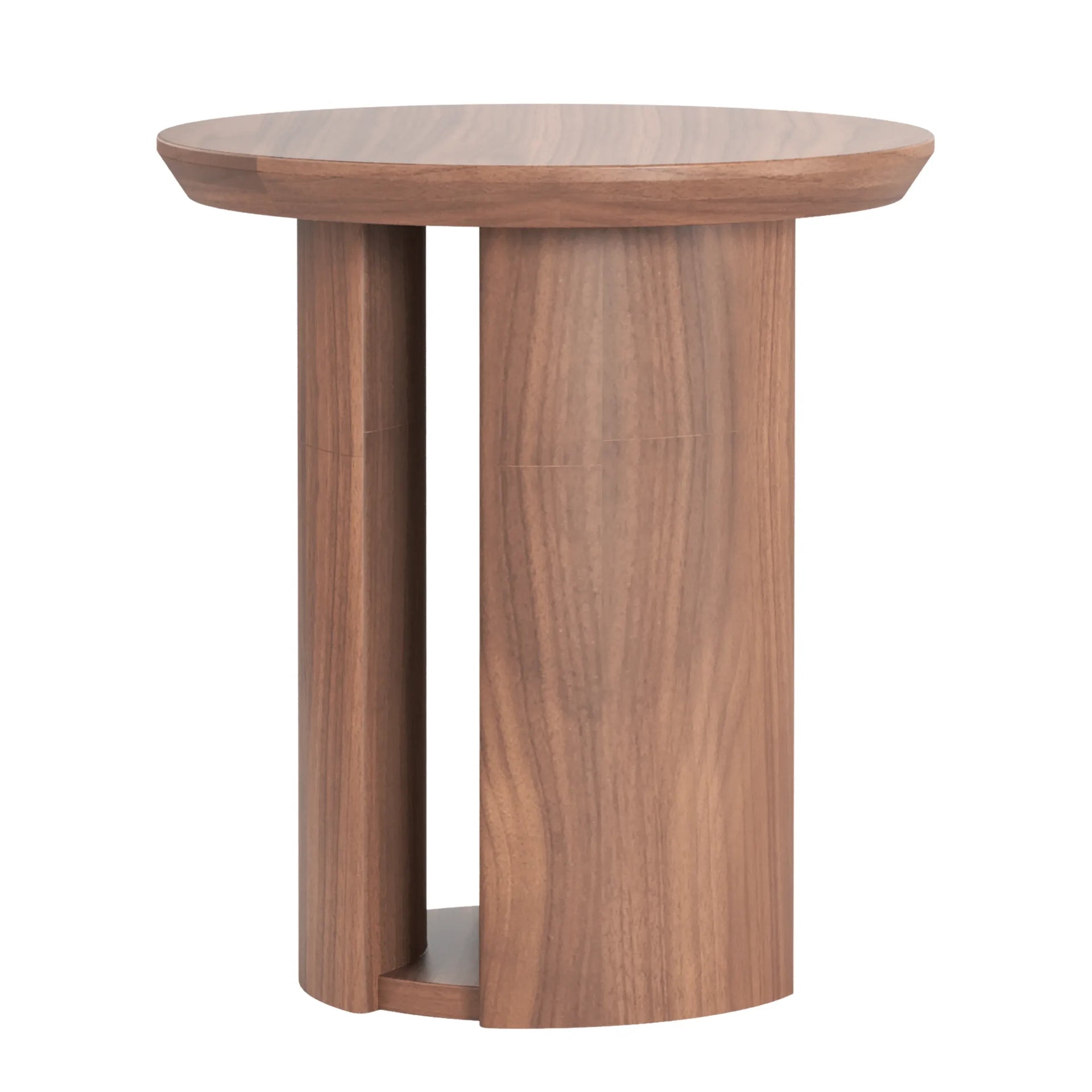 Otto Side Table 50cm - Walnut Natural