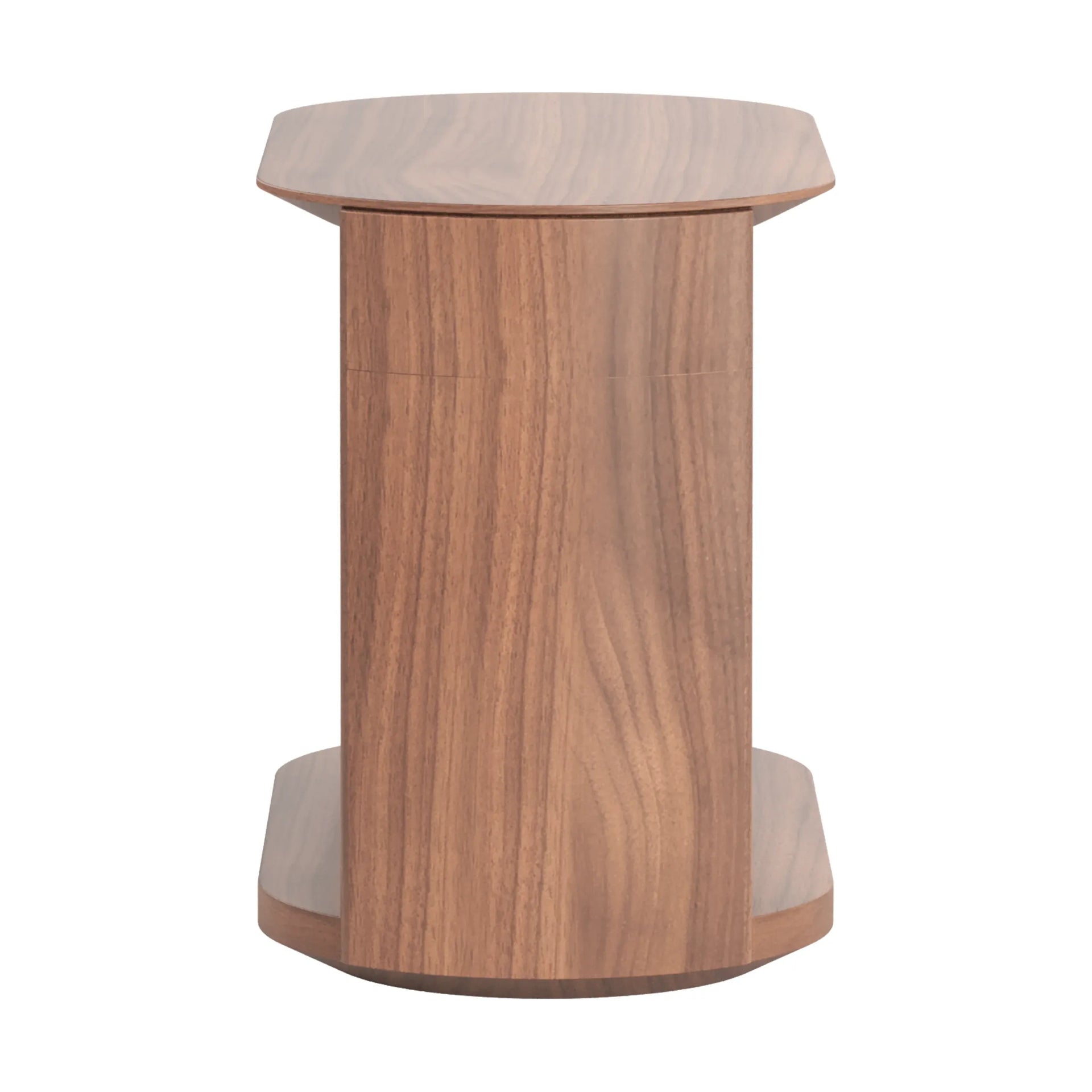 Otto Side Table 68cm - Walnut Natural