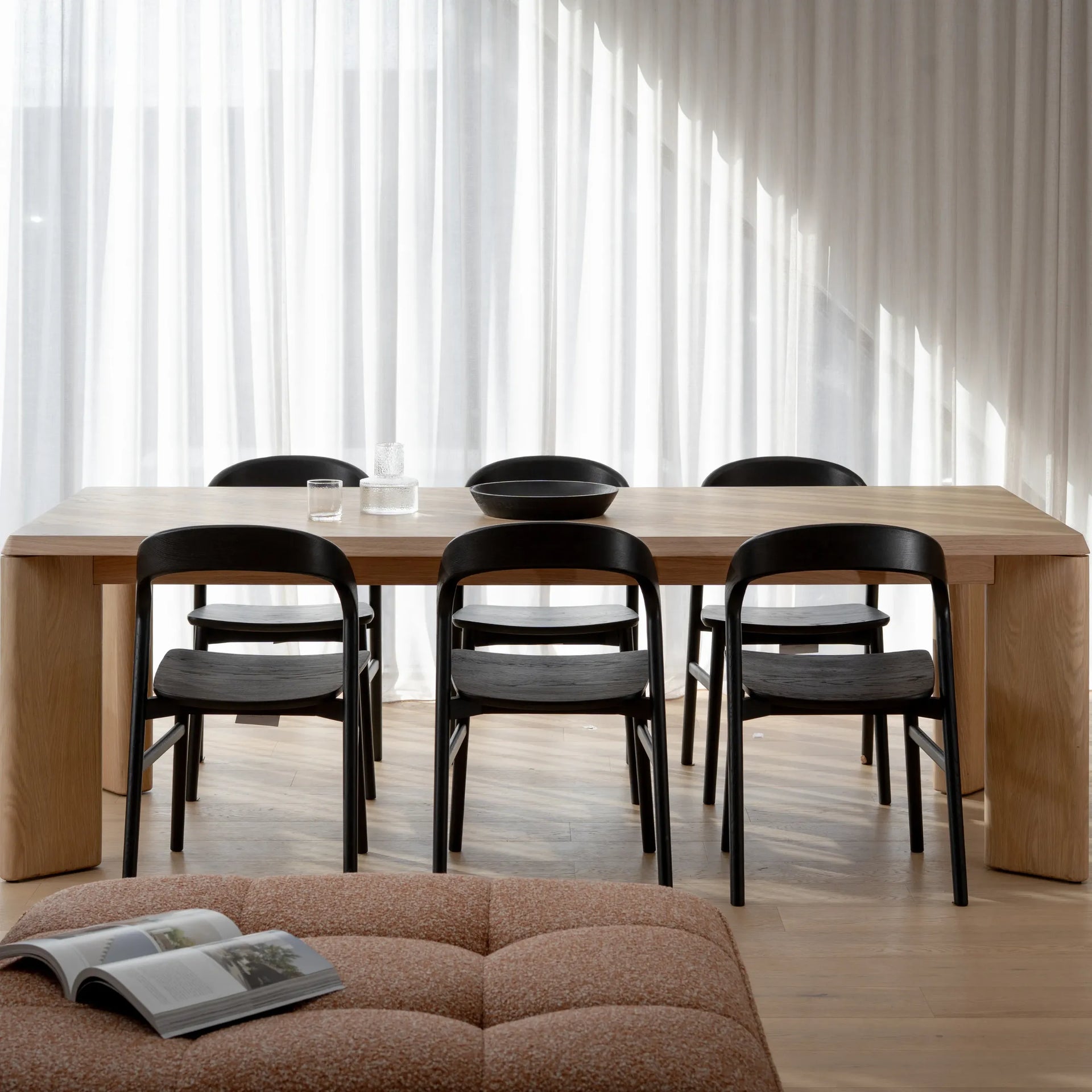 Remy Dining Table 240cm - Oak Crema