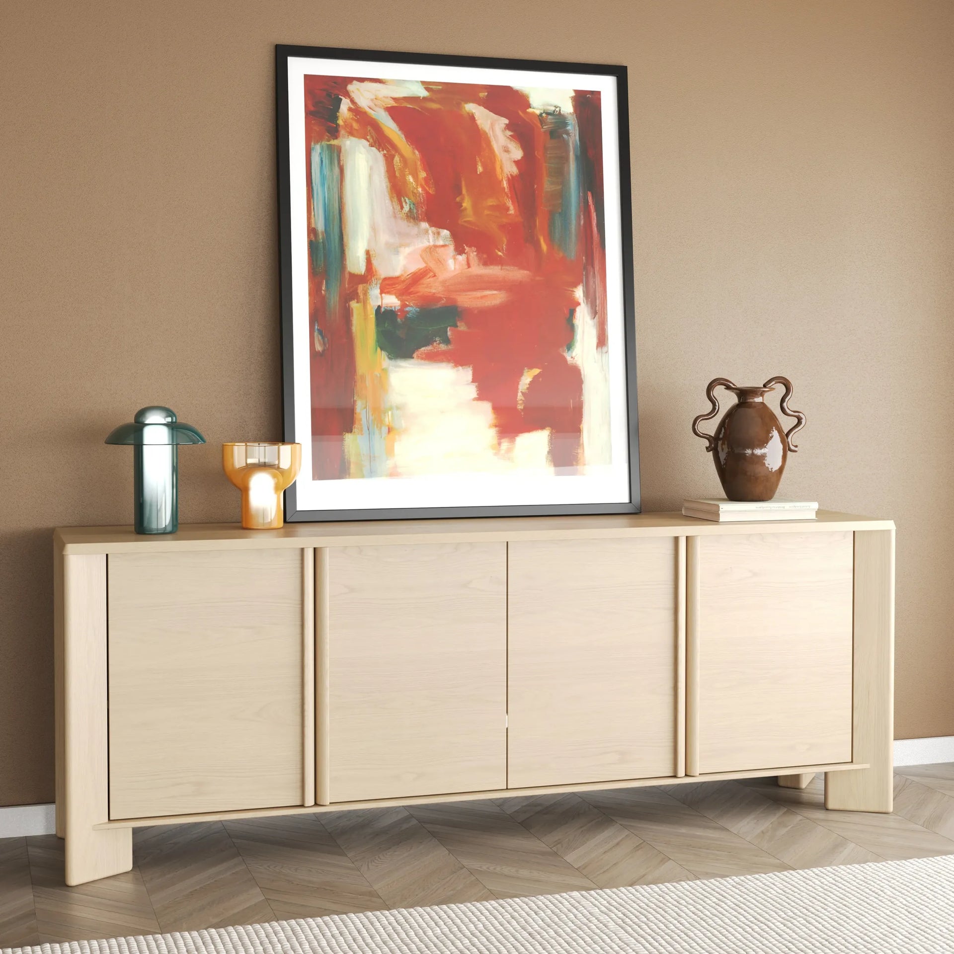 Remy Sideboard 220cm - Oak Crema