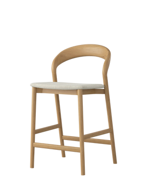 Tempo Bar Stool - Oak/Grey