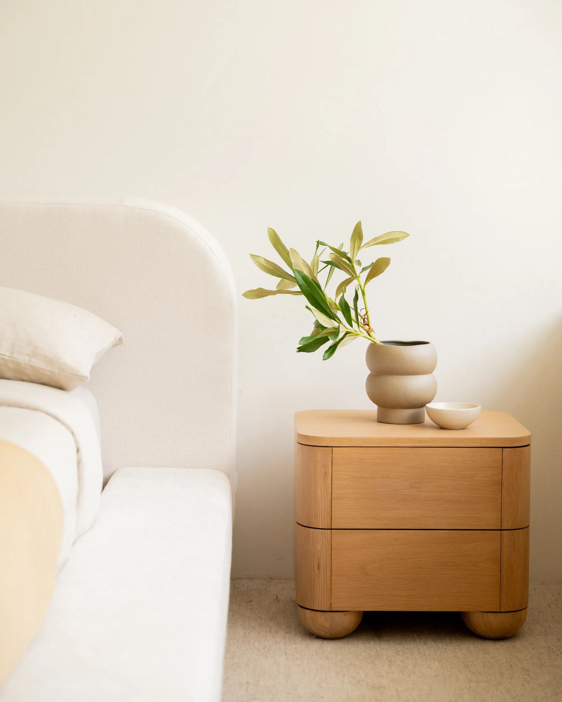 Bound Bedside Table - Oak