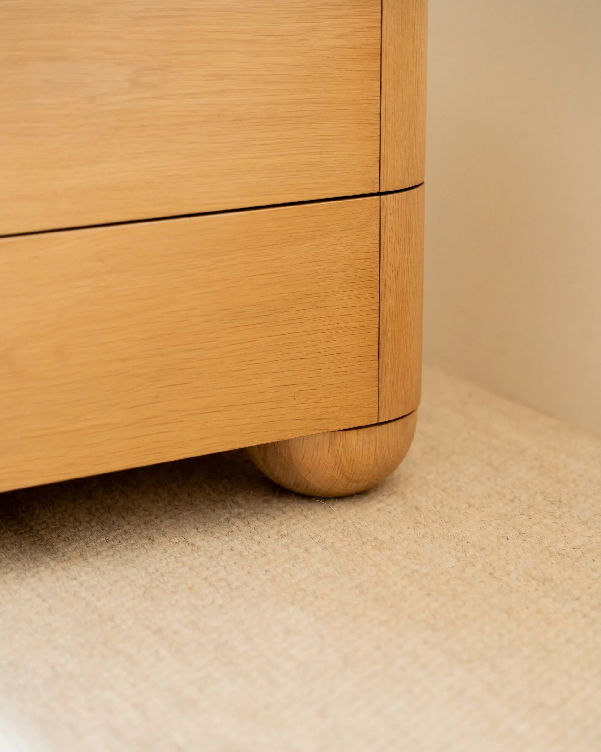 Bound Bedside Table - Oak
