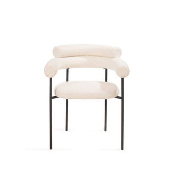 Warner Dining Chair - Chex 01 Polar Boucle
