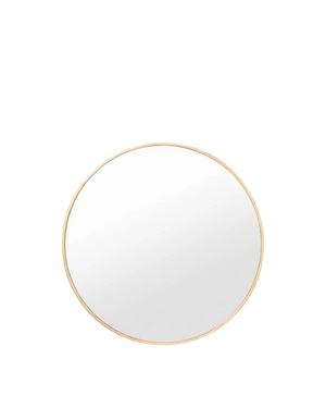 Bella Round Mirror - Brass 80cm x 80cm