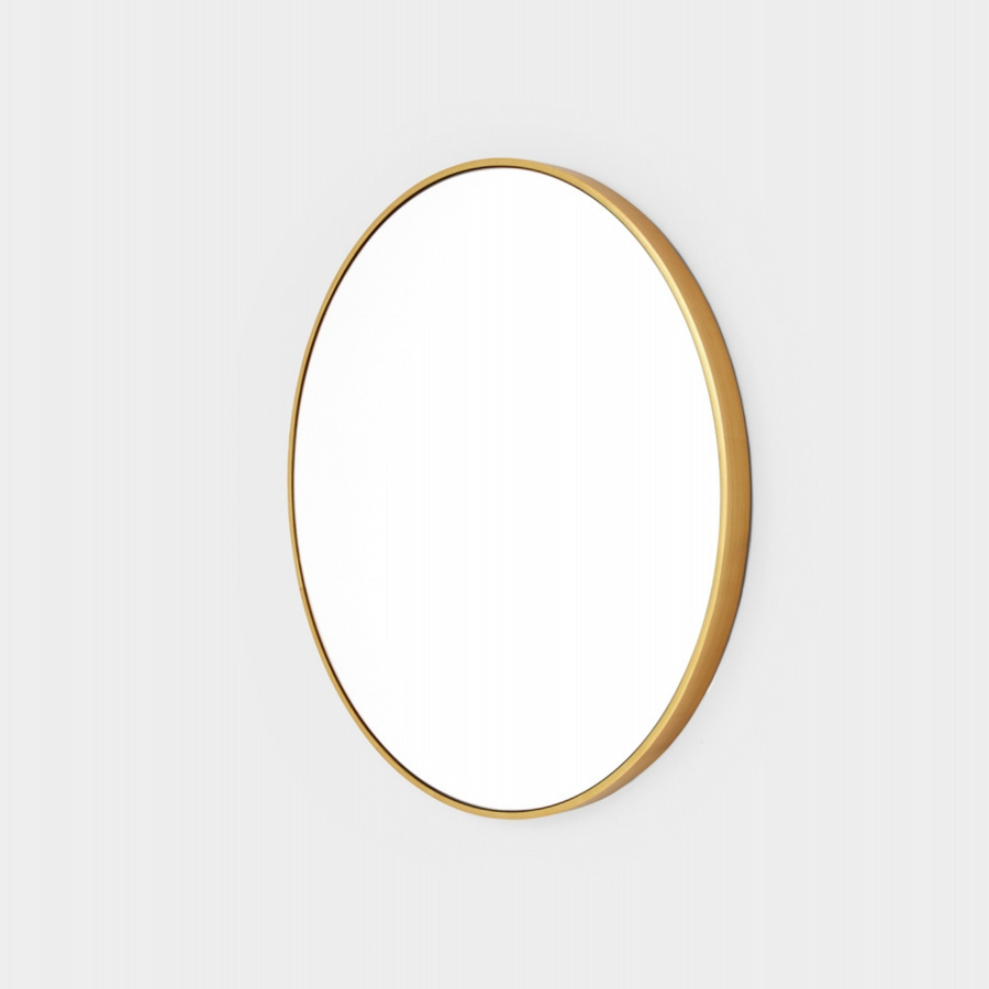 Bella Round Mirror - Brass 80cm x 80cm
