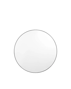 Bjorn Round Mirror - Black 100cm