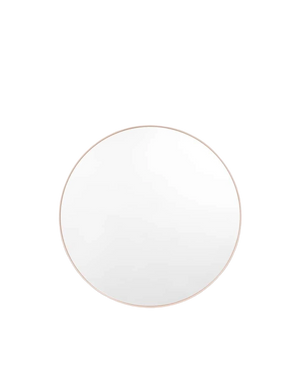 Bjorn Round Mirror - Powder 80cm