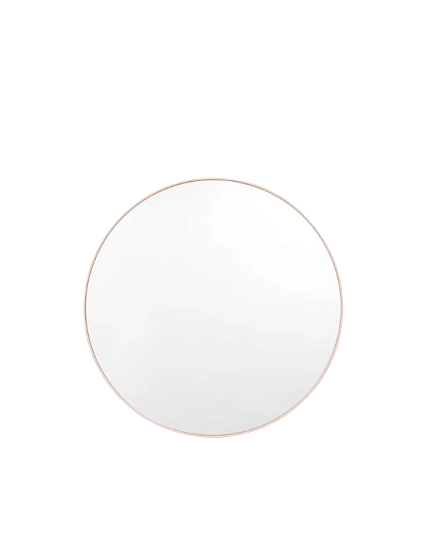 Bjorn Round Mirror - Powder 60cm
