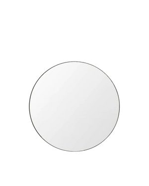 Flynn Round Mirror - Black 80cm