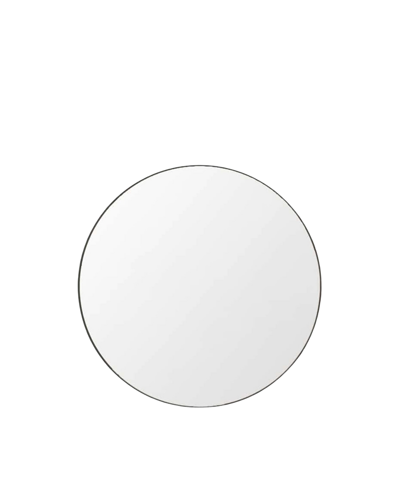 Flynn Round Mirror - Black 100cm