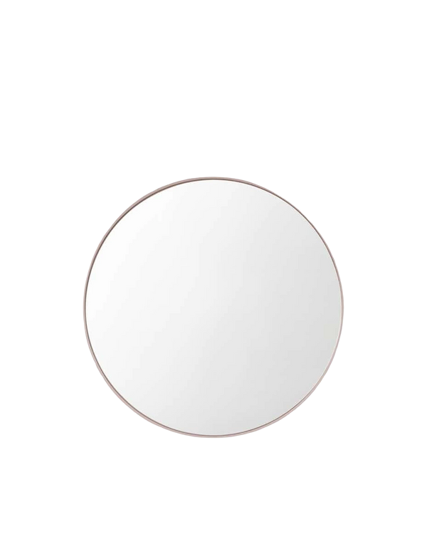 Flynn Round Mirror - Blush 50cm