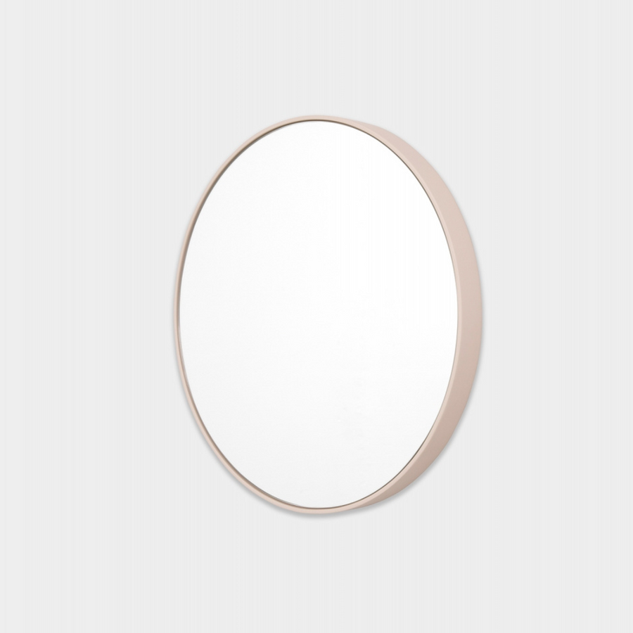 Flynn Round Mirror - Blush 50cm