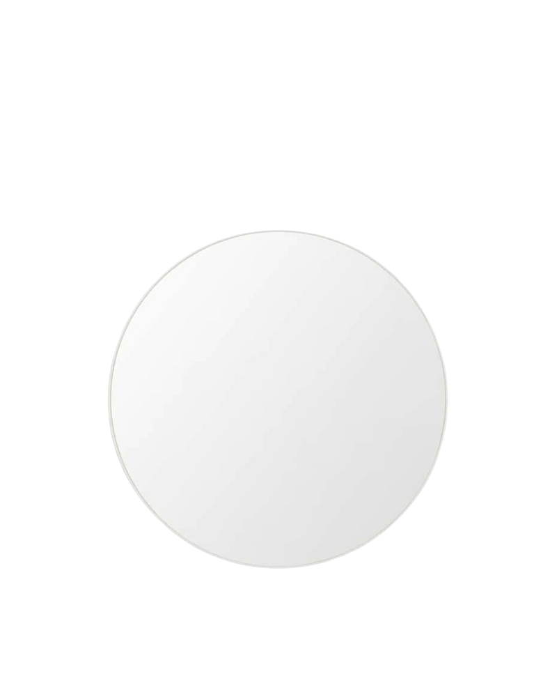 Flynn Round Mirror - White 80cm
