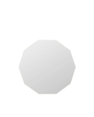 Flynn Geo Mirror - White