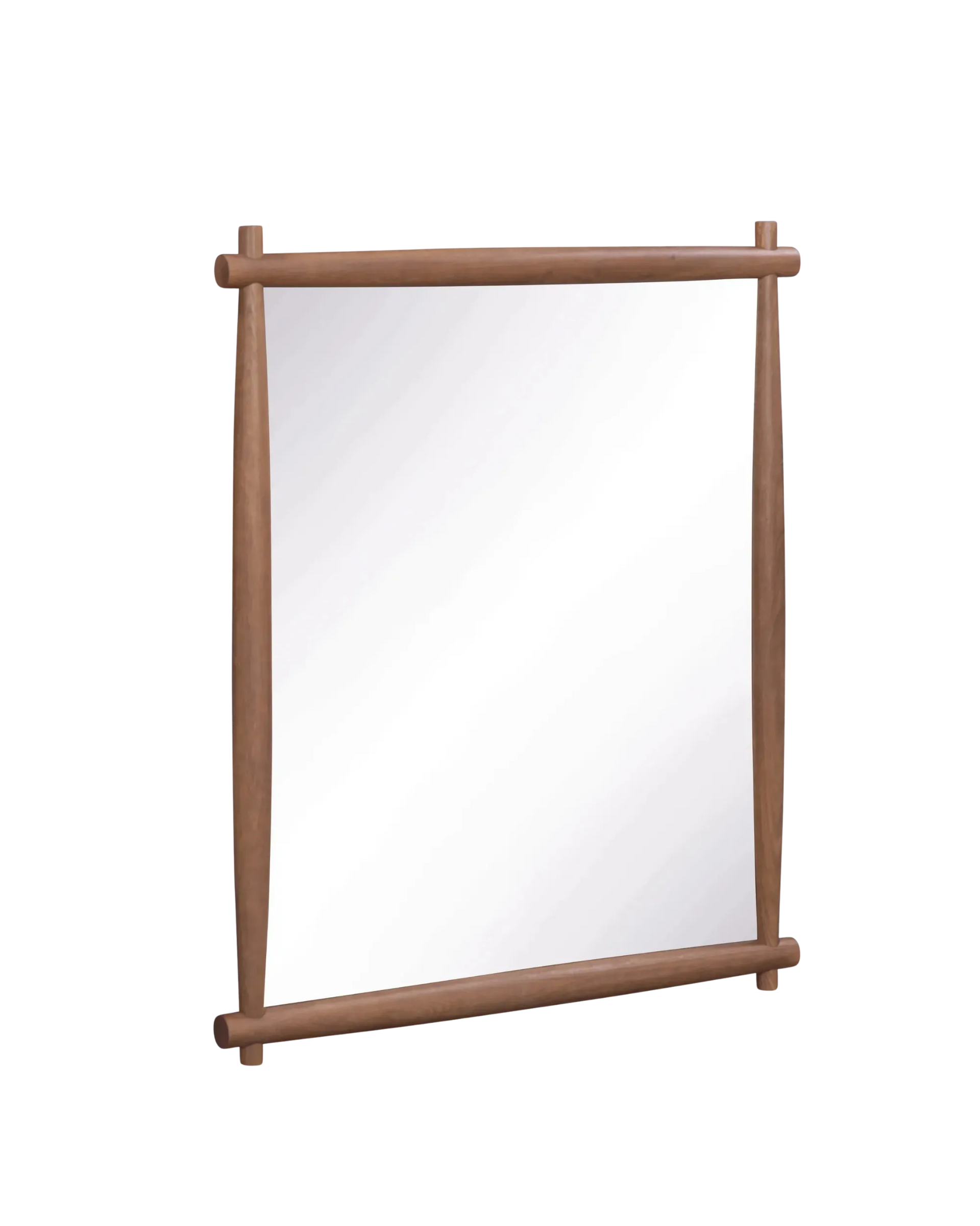 Brim Wall Mirror - Deep Oak