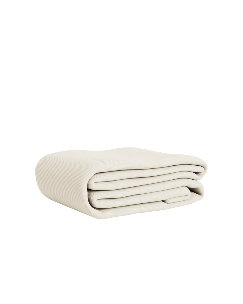 Sidney Bed Head 270cm Fabric - Corduroy Off-White