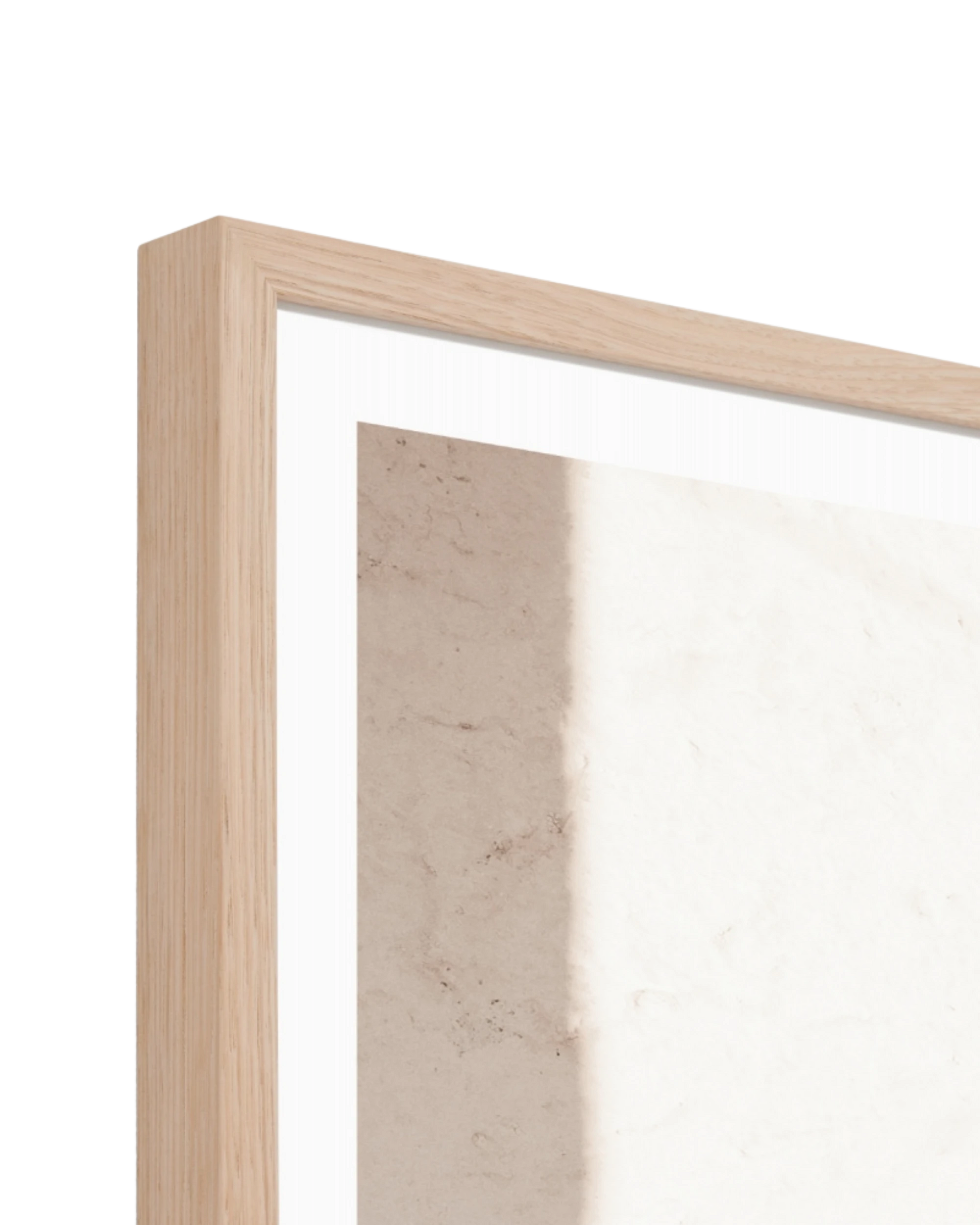 Amber Vessels Print 62cm x 87cm - Light Timber Frame