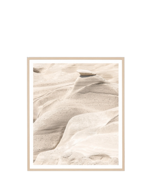 Ancient Formation Print 73cm x 85cm - Light Timber Frame