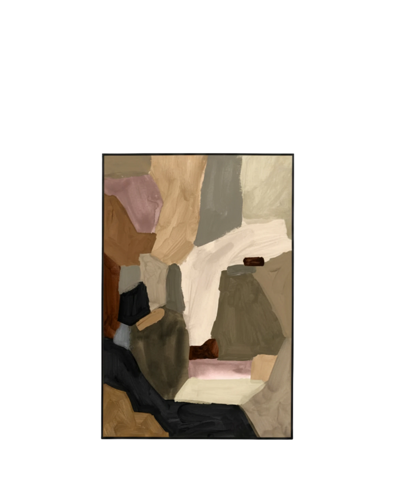 Armin Earth Canvas Print 120cm x 80cm - Black Frame
