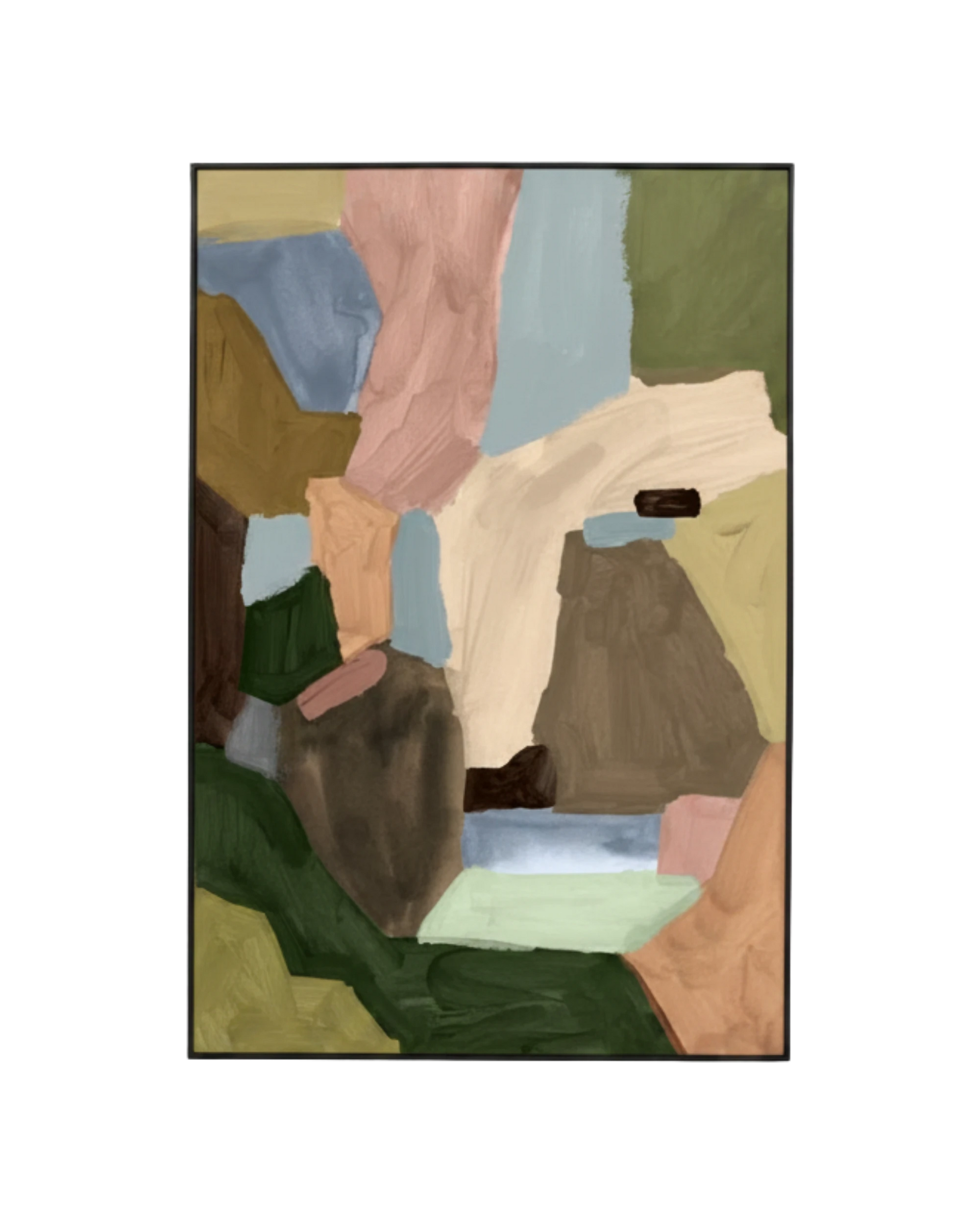 Armin Multi Canvas Print 120cm x 80cm - Black Frame