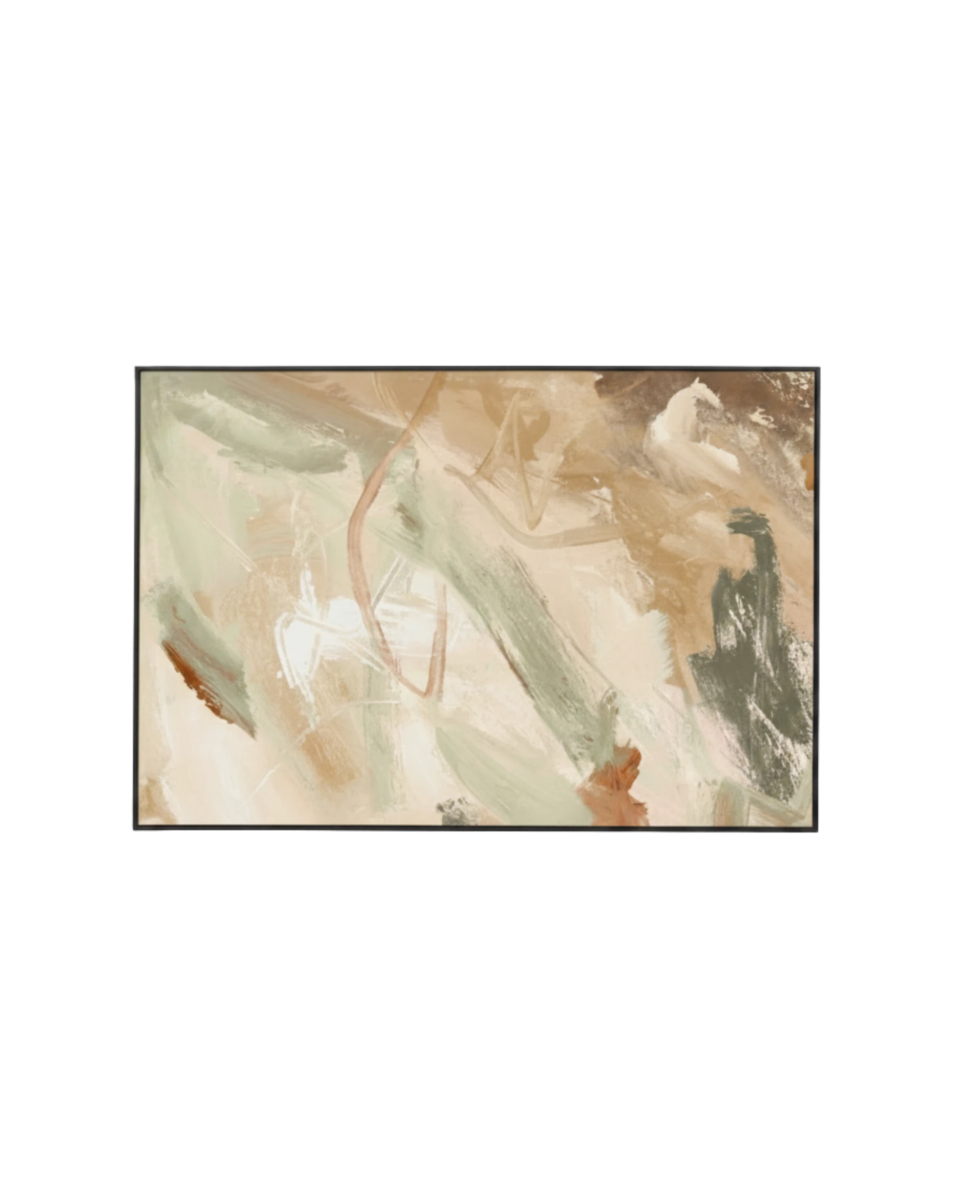 Carmen Moss 1 Canvas Print 60cm x 90cm - Black Frame