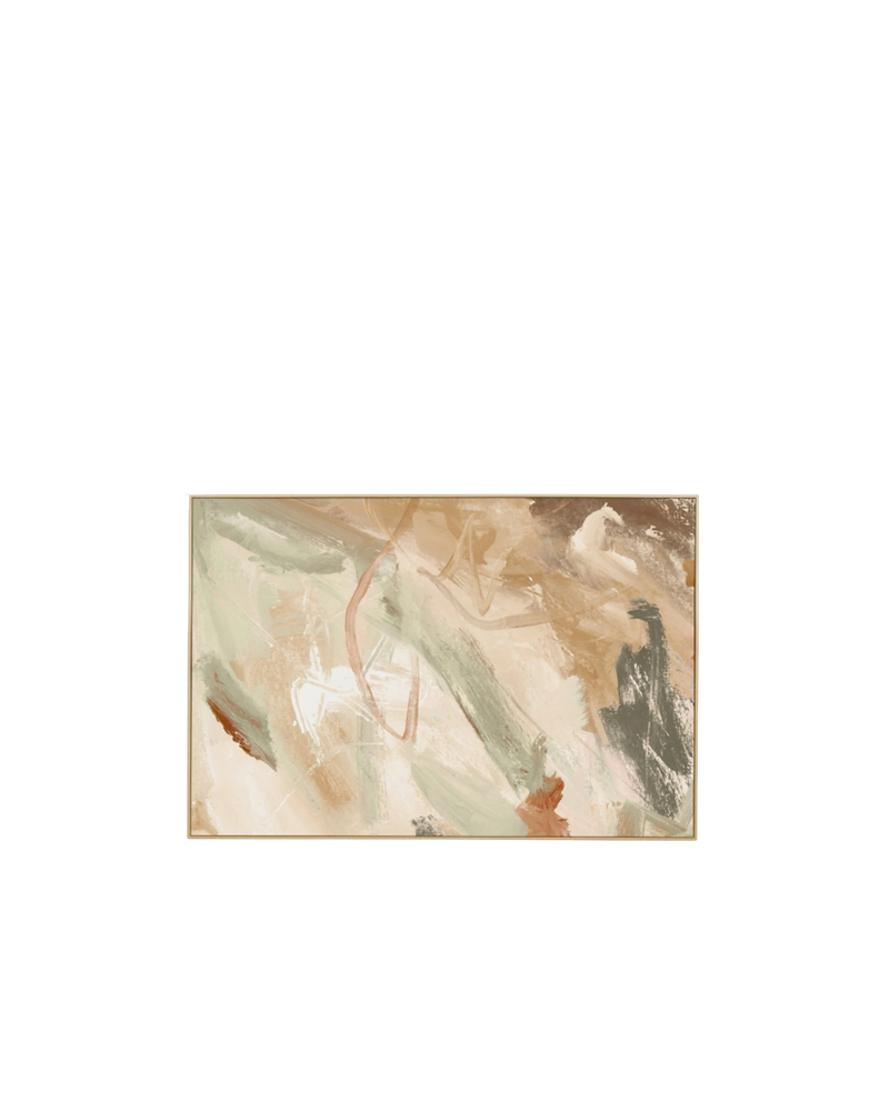 Carmen Moss 1 Canvas Print 60cm x 90cm - Light Timber Frame
