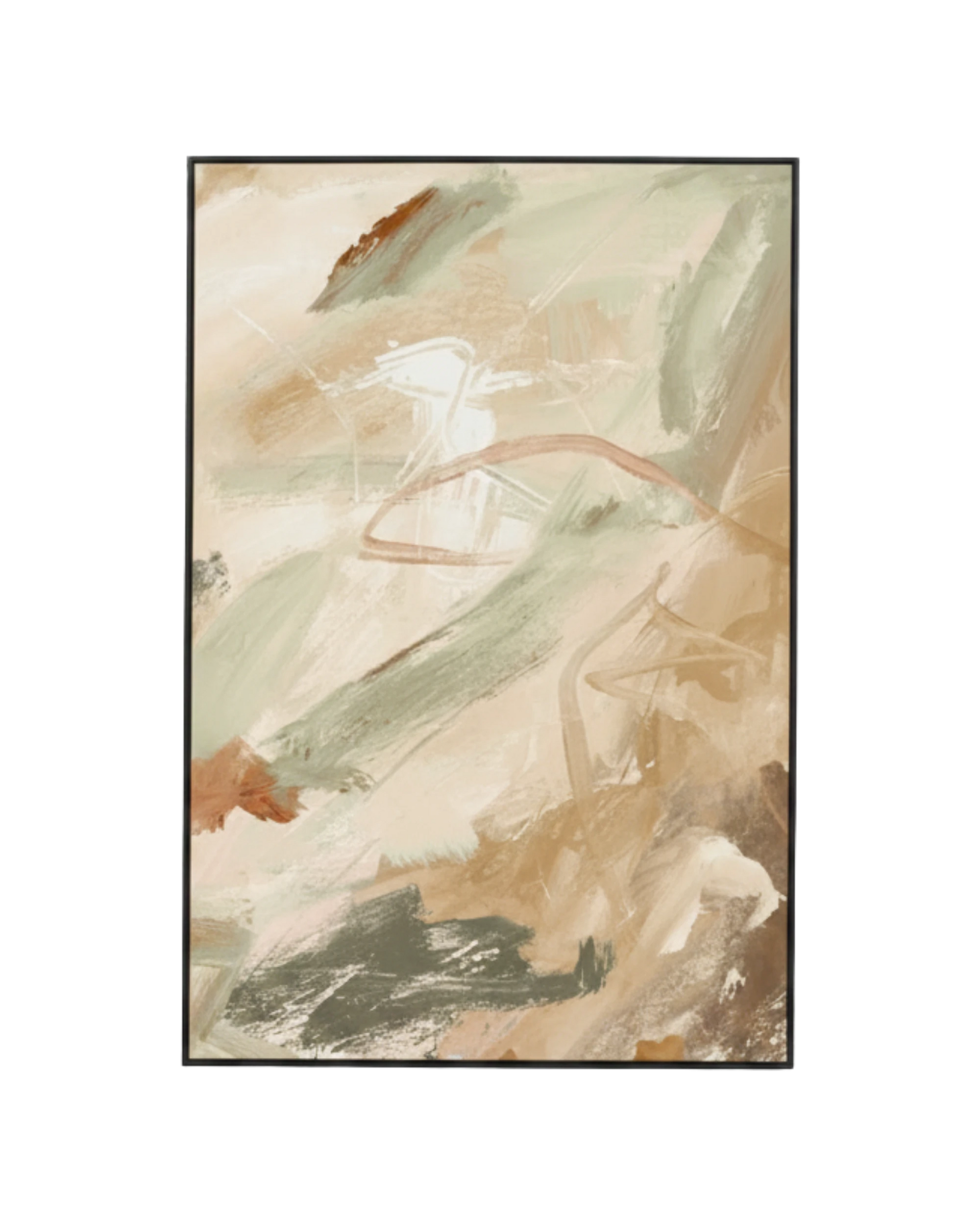 Carmen Moss 1 Canvas Print 80cm x 120cm - Black Frame