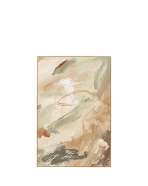 Carmen Moss 1 Canvas Print 80cm x 120cm - Light Timber Frame