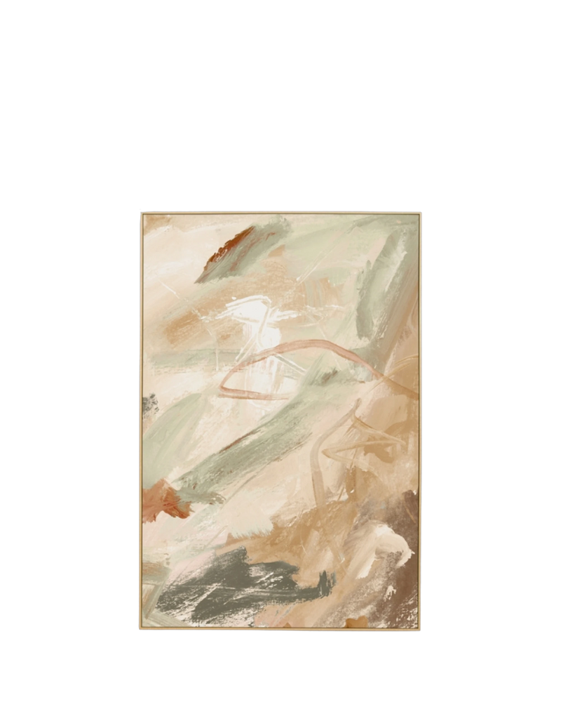 Carmen Moss 1 Canvas Print 80cm x 120cm - Light Timber Frame