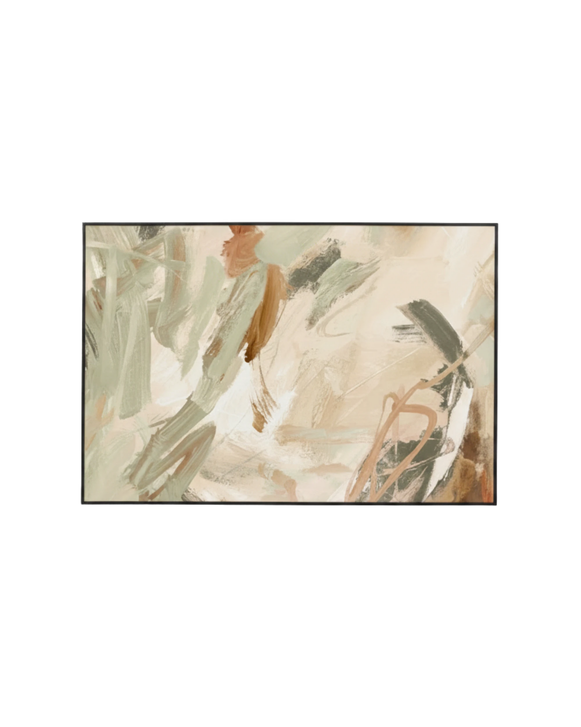 Carmen Moss 2 Canvas Print 60cm x 90cm - Black Frame