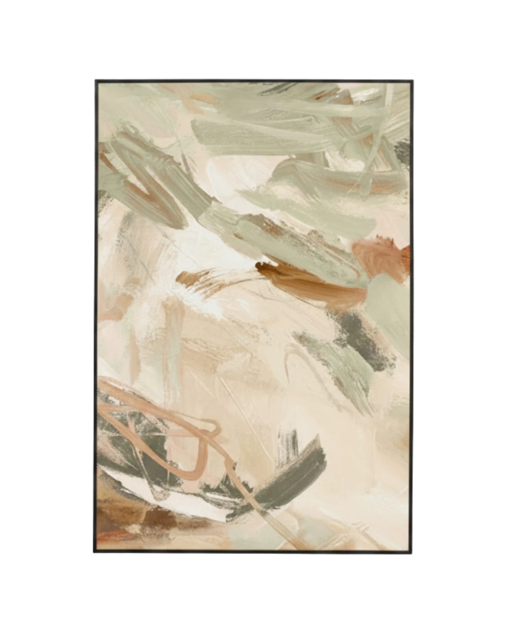 Carmen Moss 2 Canvas Print 80cm x 120cm - Black Frame