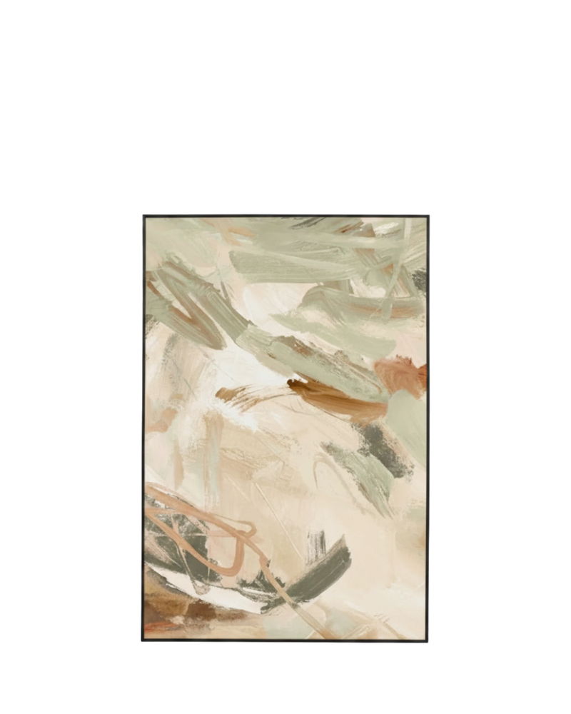 Carmen Moss 2 Canvas Print 80cm x 120cm - Black Frame