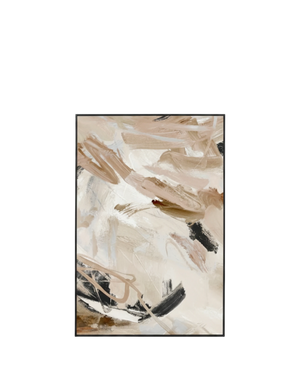 Carmen Nutmeg 2 Canvas Print 80cm x 120cm - Black Frame