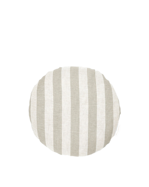 Stripe Round Cushion - Mist