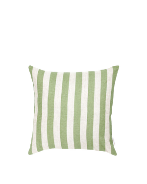 Stripe Square Cushion - Sage