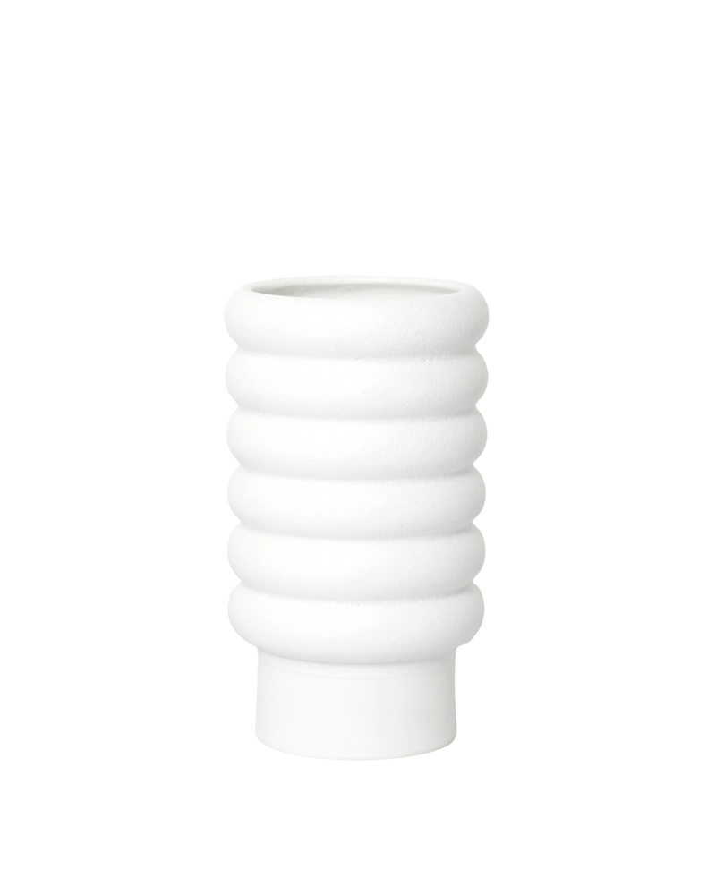 Alder Planter Tall - Snow