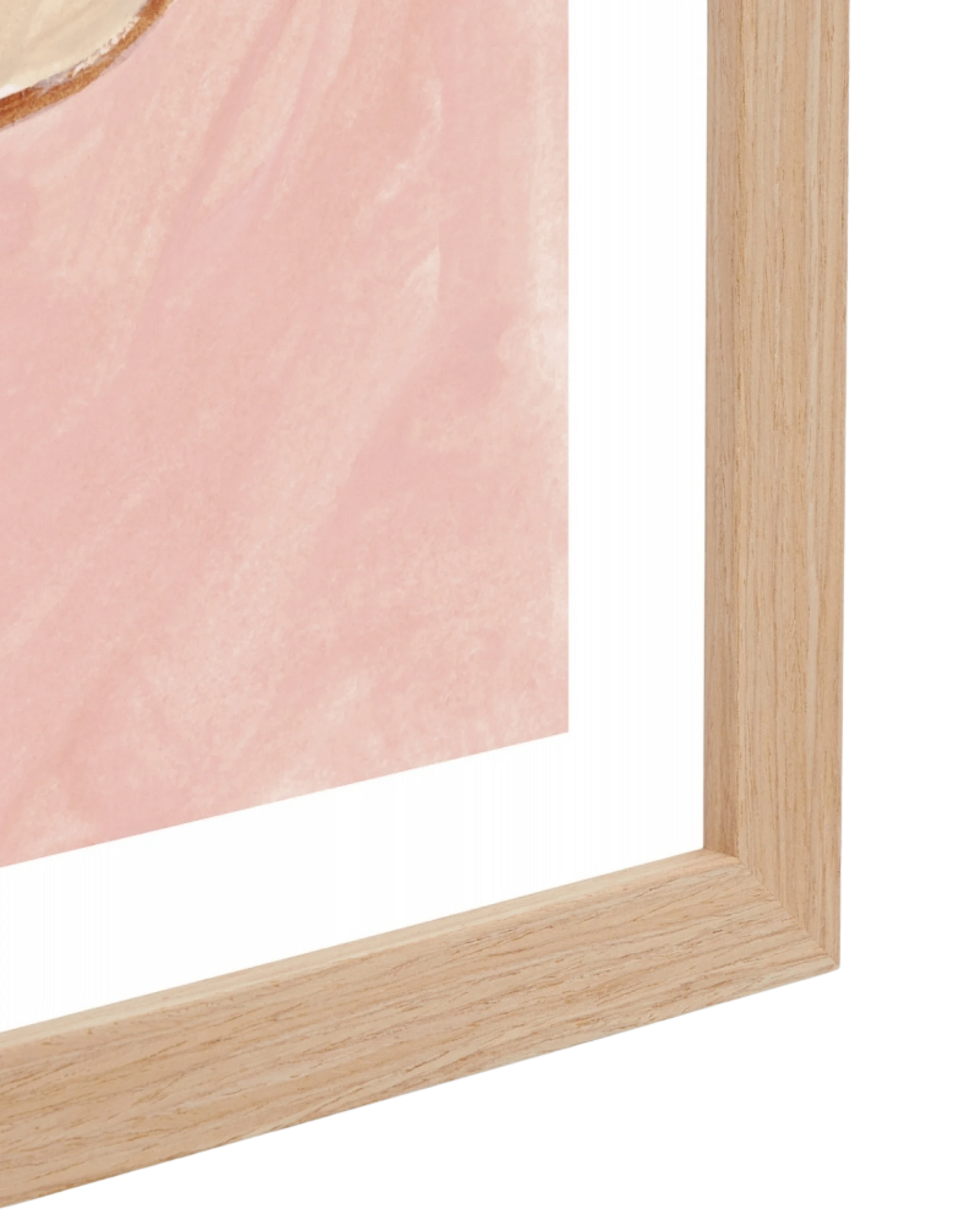 Dinner Party Sage 1 Print 87cm x 122cm - Light Timber Frame