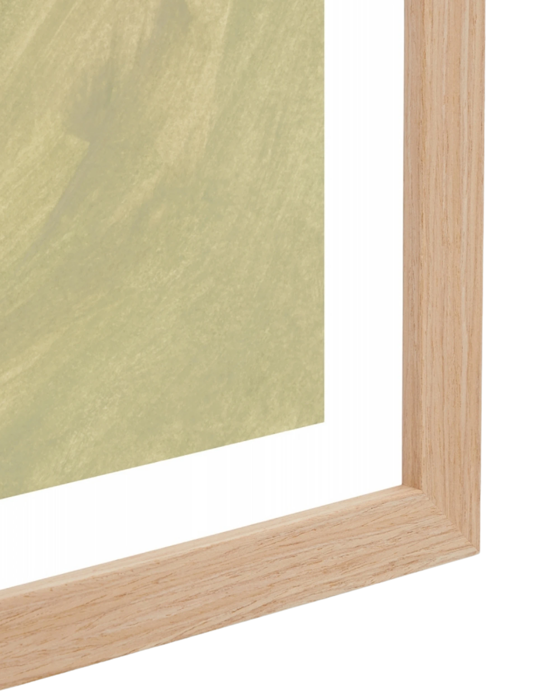 Dinner Party Sage 2 Print 87cm x 122cm - Light Timber Frame