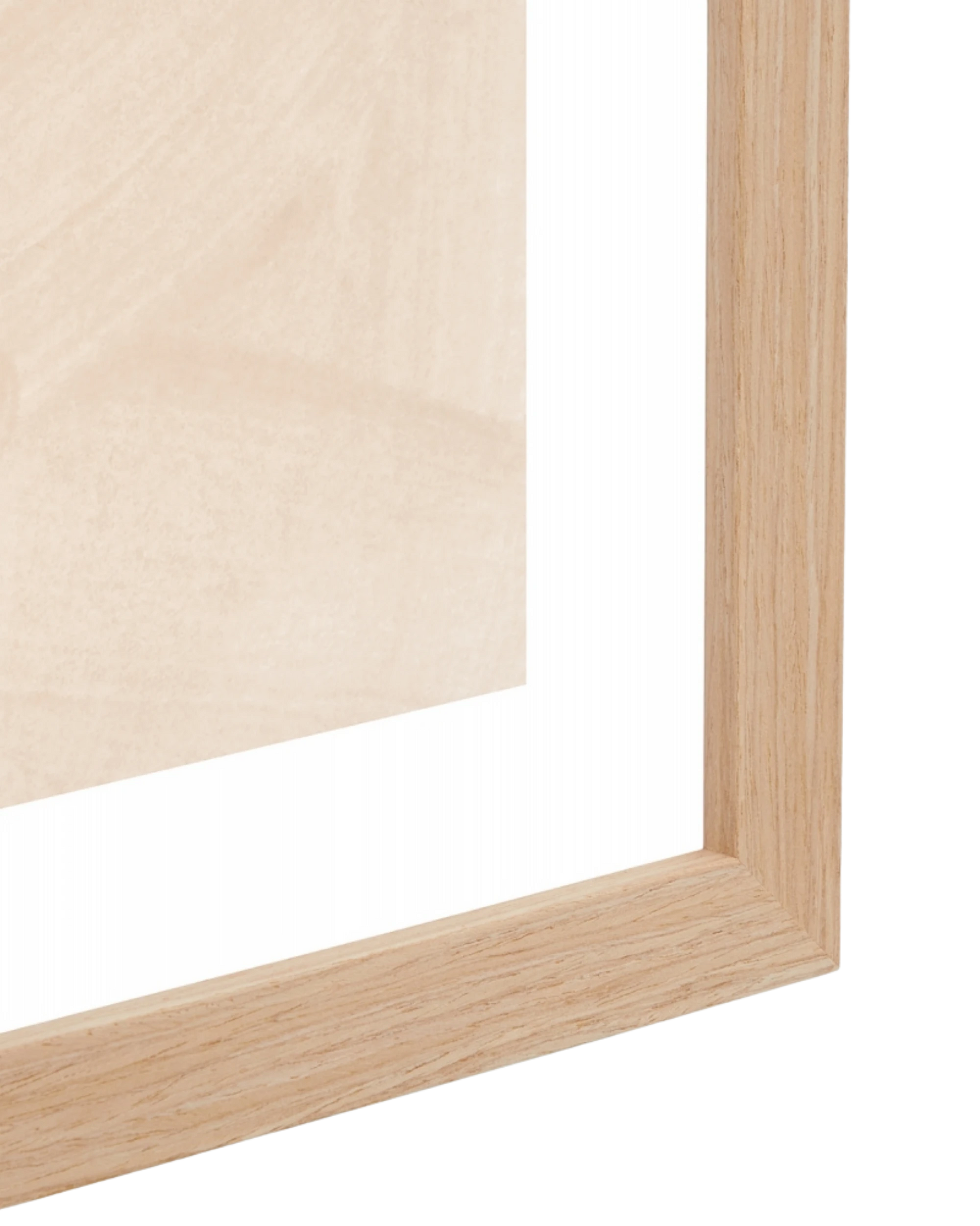 Fruit Bowl Nutmeg Print 62cm x 87cm - Light Timber Frame