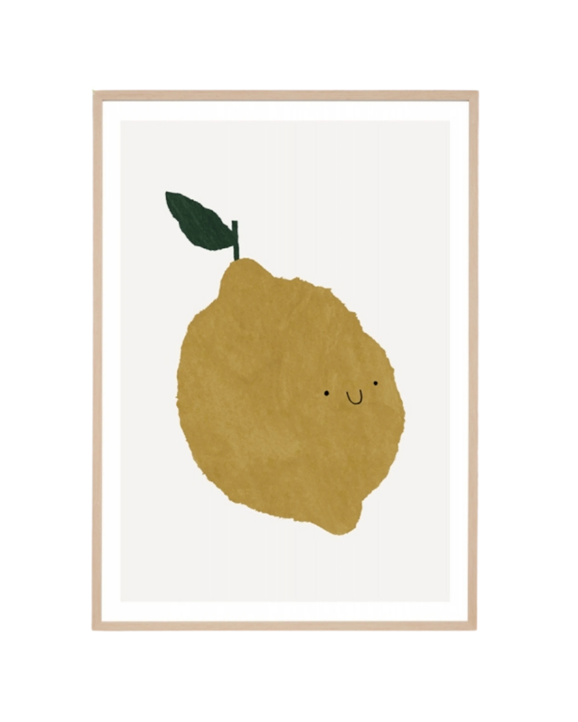 Fruit Friend Multi 1 Print 62cm x 87cm - Light Timber Frame