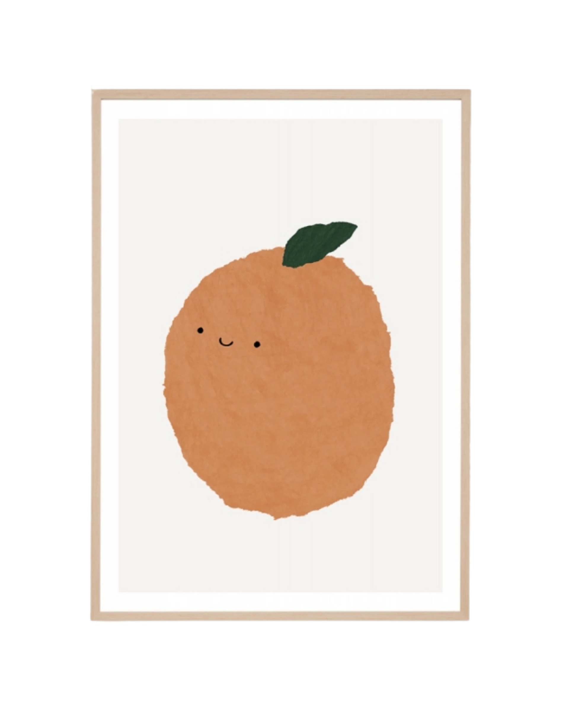 Fruit Friend Multi 2 Print 62cm x 87cm - Light Timber Frame