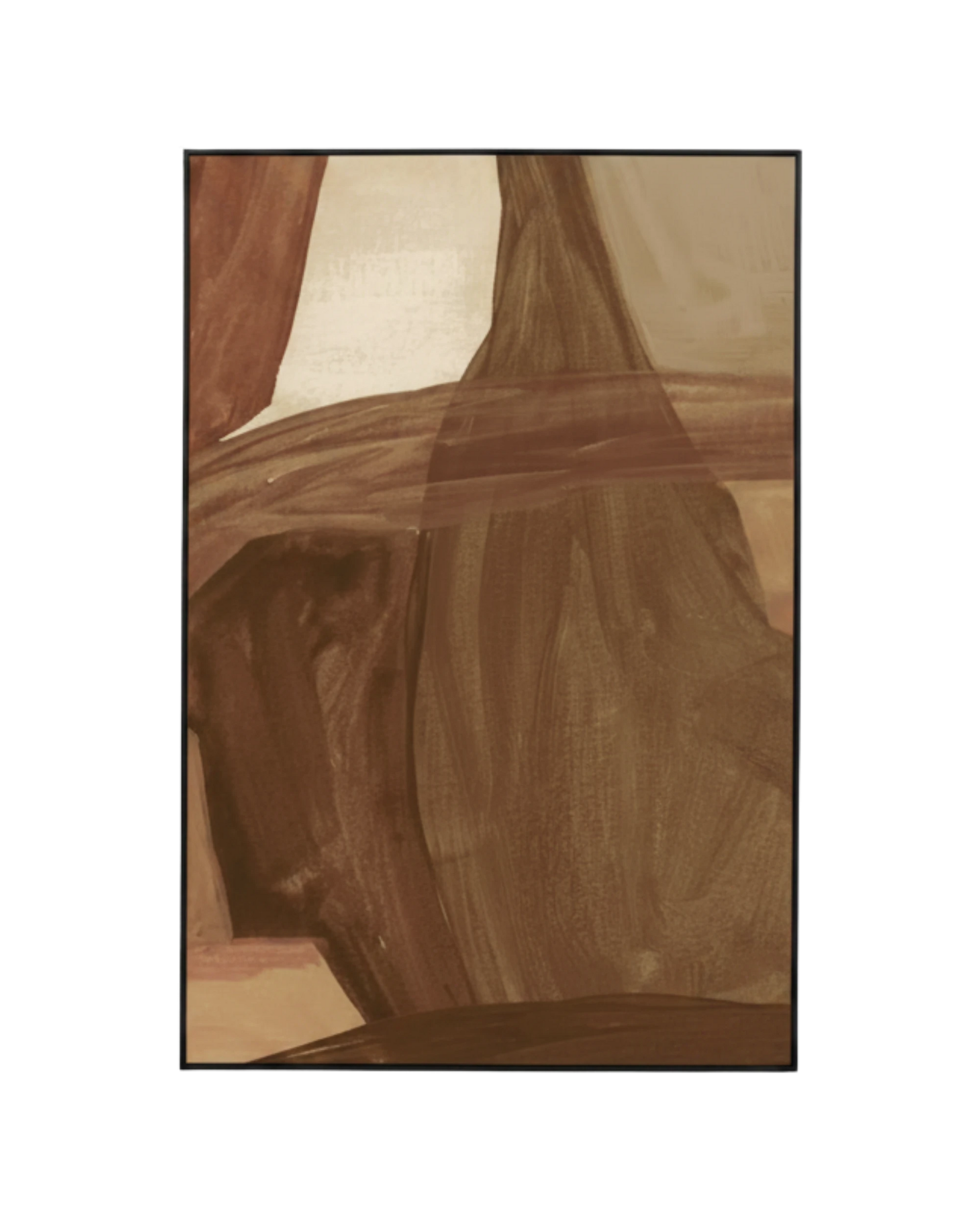 Holland Nutmeg 1 Canvas Print 80cm x 120cm - Black Frame