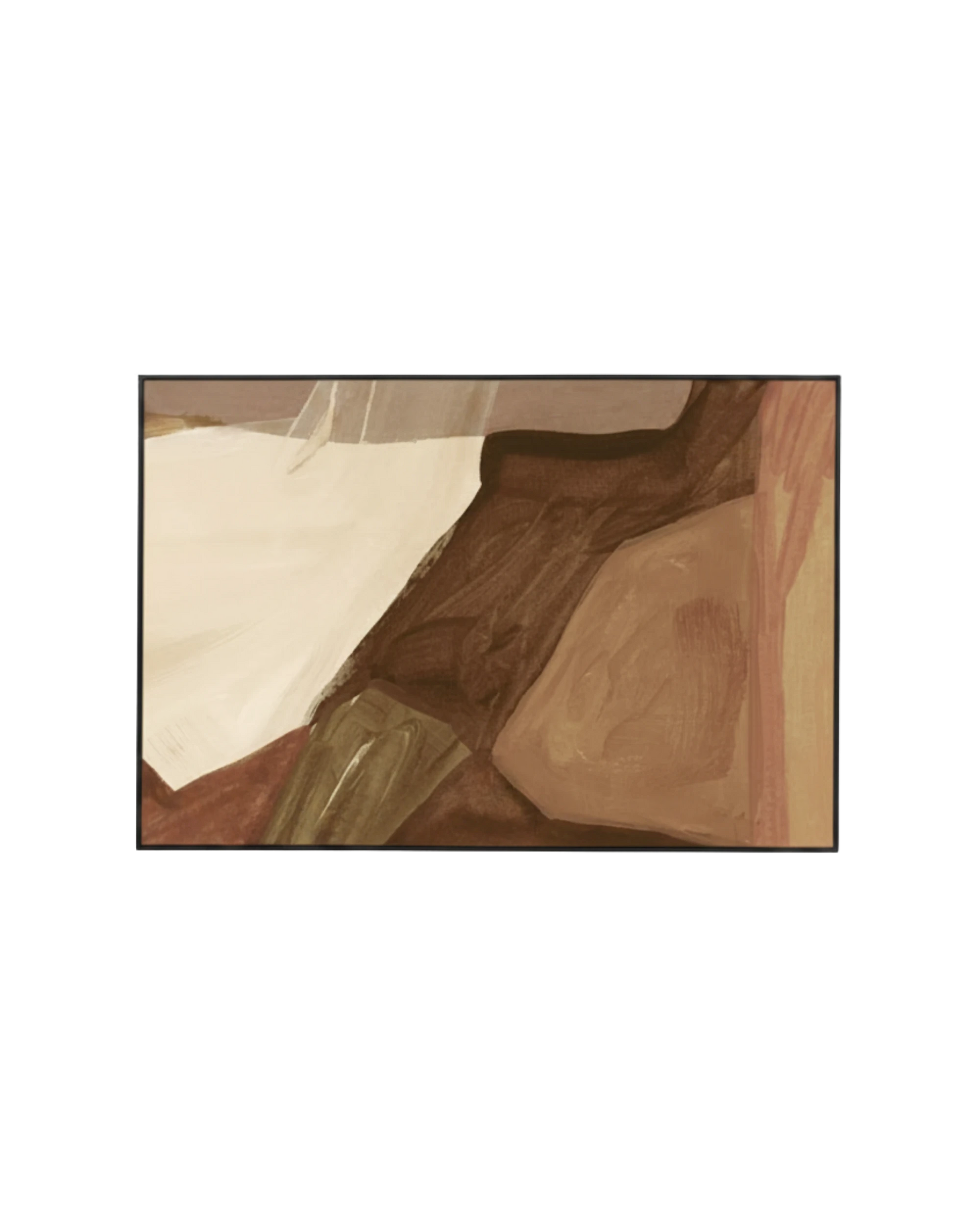 Holland Nutmeg 2 Canvas Print 60cm x 90cm - Black Frame