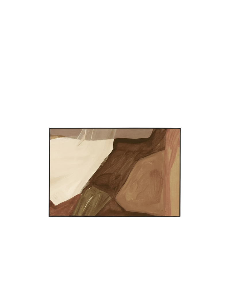 Holland Nutmeg 2 Canvas Print 60cm x 90cm - Black Frame