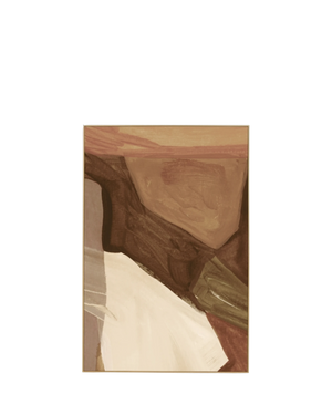 Holland Nutmeg 2 Canvas Print 80cm x 120cm - Light Timber Frame