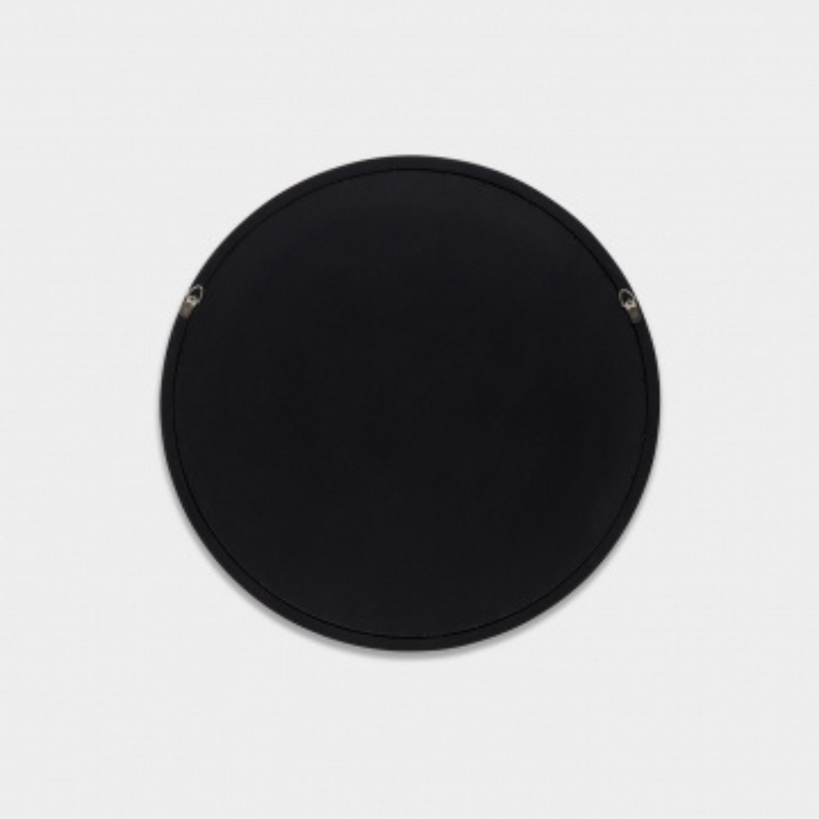 Adel Round Mirror - Black 100cm